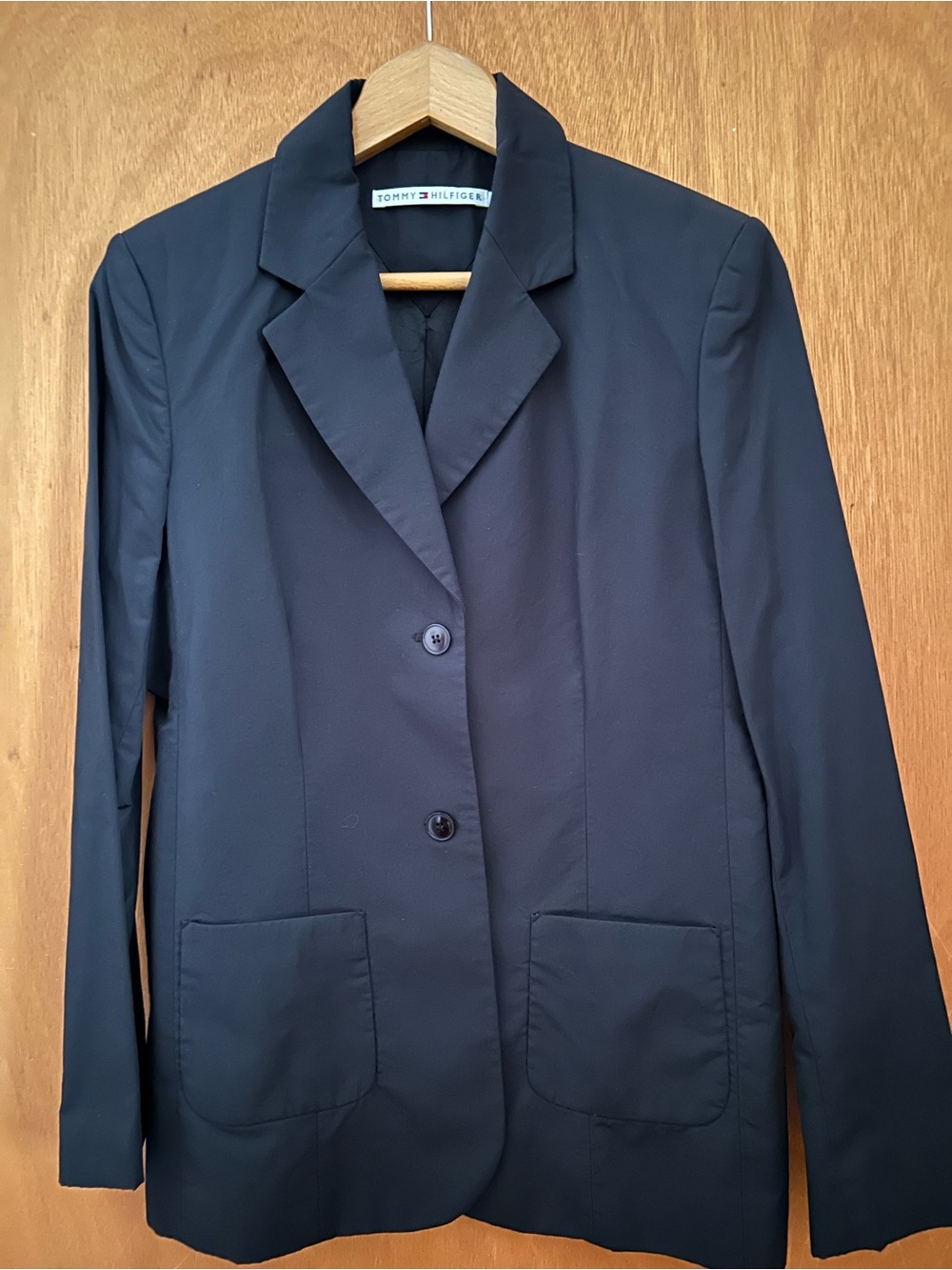 Tommy Hilfiger Black Single-Breasted Blazer